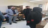 بازدید معاون  سیاسی و امنیتی  فرماندار از ستاد شبکه بهداشت و درمان 