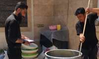 بازدید ازمساجد ‌واماکن و پخت نذورات درماه محرم توسط بهورزان قلعه خواجه