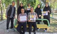 پویش پیاده‌روی همکاران شبکه بهداشت و درمان ورامین به مناسبت روز جهانی فشارخون