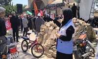 تشدید نظارت کارشناسان بهداشت محیط شبکه بهداشت ودرمان ورامین در مراسم پیاده روی اربعین  