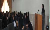 کلاس آموزشی تغذیه ویژه کارکنان نظام تحول سلامت در سالن اجتماعات شبکه بهداشت ودرمان ورامین 